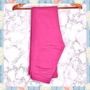 Arizona Pink Super Skinny Y2K Jeans Juniors 1 Stretch Pink Denim